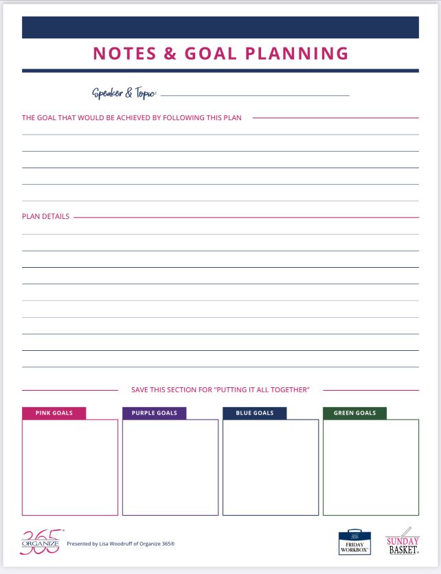 Organize-365-Notes-Goal-Planning