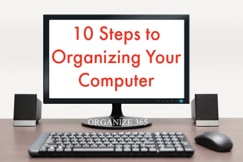 Organizing your computer