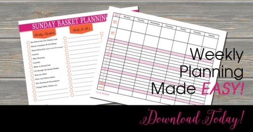 weekly planing made easy