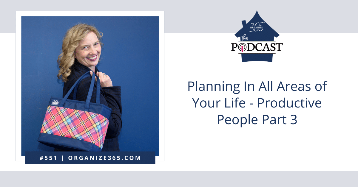 Planning in all areas of your life