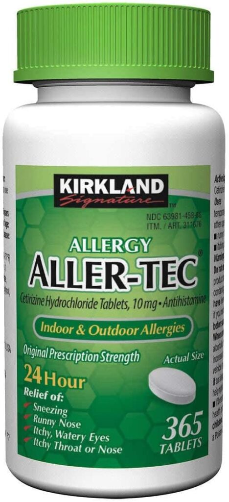 Kirkland-Signature--AllerTec-Tablets