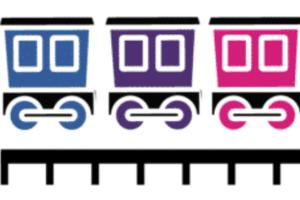 Train tracks icon